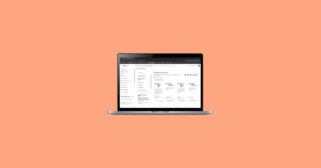 Google Workspace plan değiştirme